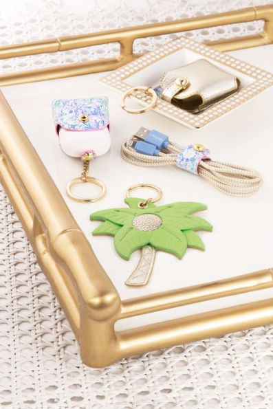Lilly Pulitzer AirTag Case, Palm Tree