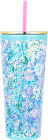 Lilly Pulitzer Tumbler with Straw, Soleil It On Me