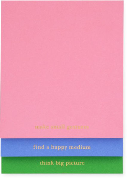 kate spade new york Stacked Notepad, Adventure Stripe