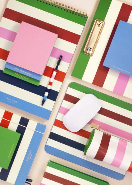 kate spade new york Stacked Notepad, Adventure Stripe