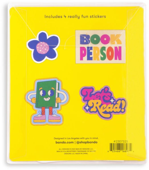 Large Sticker Pack, Assorted (Set of 4)