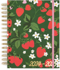 Title: 2025 17 Month Medium Planner Strawberry Green