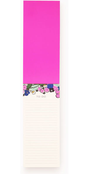 Long List Pad, Florale