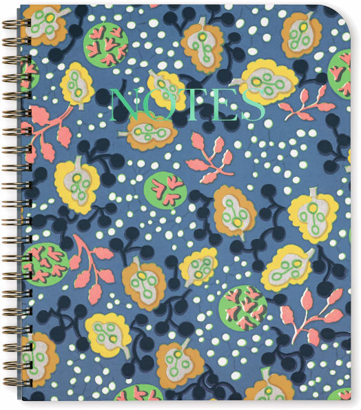 Large Spiral Notebook, Chimie Des Fleurs