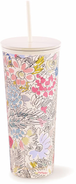 Stainless Steel Tumbler with Straw