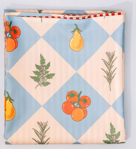 Checkered Garden Picnic Blanket
