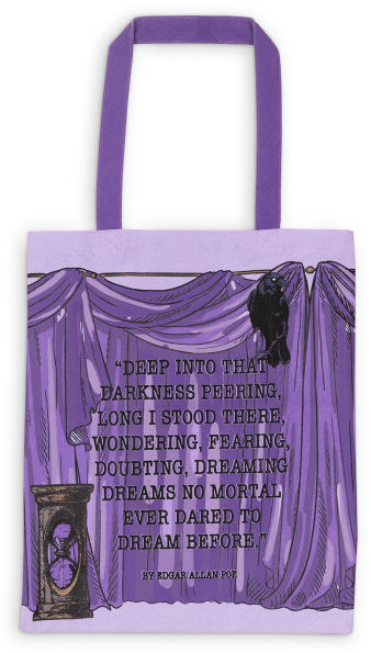 Canvas Tote, The Raven