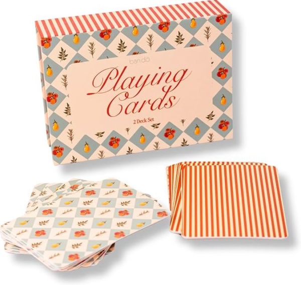 Game Night! Double Deck Playing Cards: Garden Collection