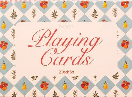 Game Night! Double Deck Playing Cards: Garden Collection