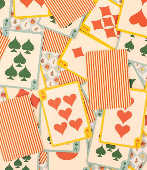 Game Night! Double Deck Playing Cards: Garden Collection