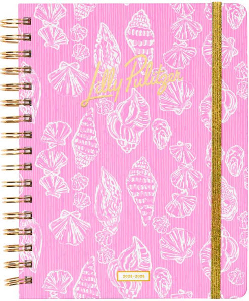2025-2026 Large 17M Rousseau Pink Cute as Shell Planner