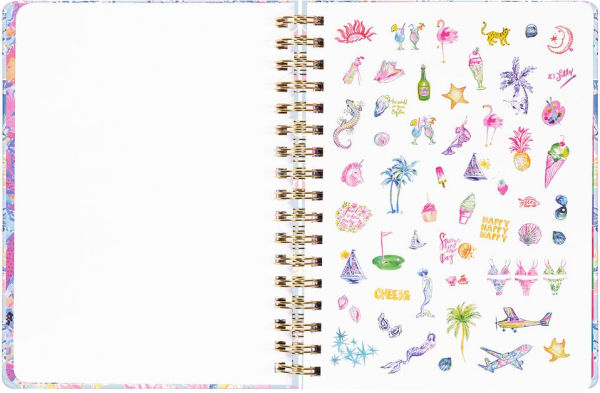 2025-2026 Large 17M Rousseau Pink Cute as Shell Planner