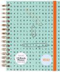 Alternative view 2 of 2025-2026 17 Month Medium Planner, Mint Crossword