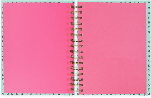 2025-2026 17 Month Medium Planner, Mint Crossword