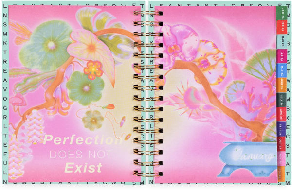 2025-2026 17 Month Medium Planner, Mint Crossword