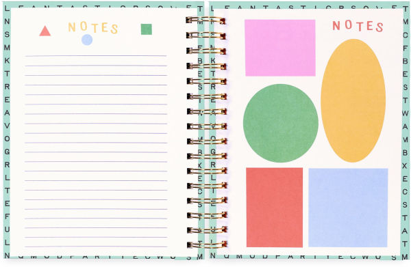 2025-2026 17 Month Medium Planner, Mint Crossword