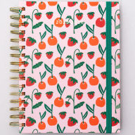 Title: 2025-2026 17 Month Medium Planner, Cherries and Strawberries