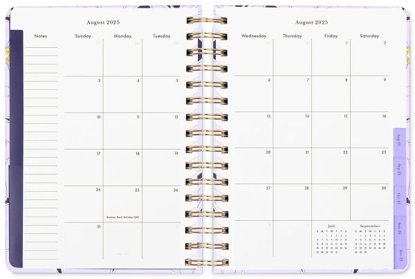 2025-2026 Kate Spade New York 17 Month Large Planner, Coastal Garden