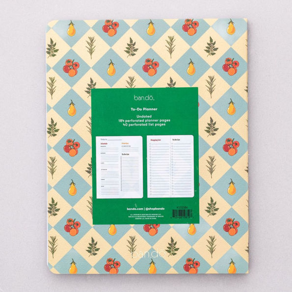 To Do Planner, Garden Checkered