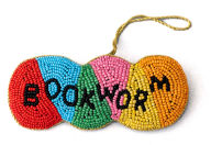 Title: Beaded Bookworm Ornament