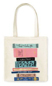 Title: Kate Spade New York Canvas Book Tote, Stack of Classics