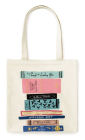 Kate Spade New York Canvas Book Tote, Stack of Classics