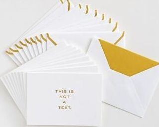 Kate Spade Foldover Card Set, This is Not a Text