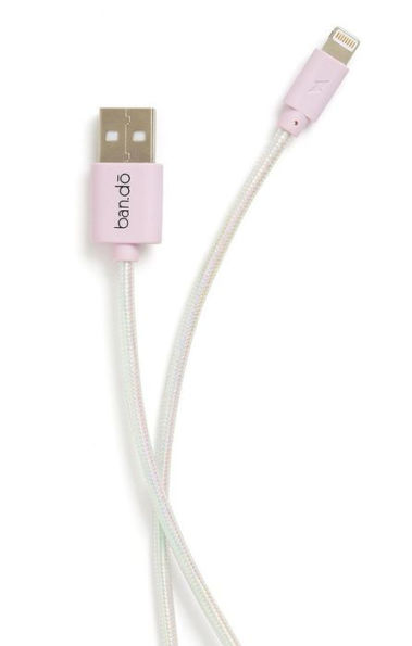 back me up! charging cord, pearlescent
