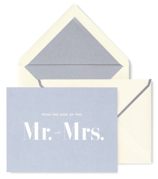 Kate Spade Bridal Thank You Card Set, Mr. and Mrs.
