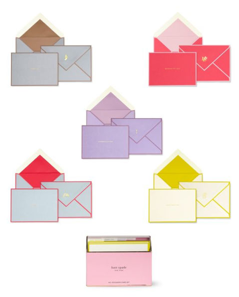Kate Spade All Occasion Card Set, Colorblock