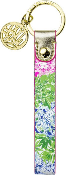 Lilly Pulitzer Strap Keyfob, Cheek to Cheek