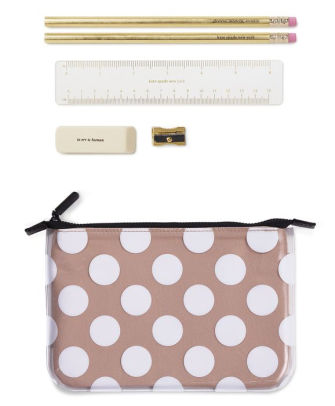 kate spade stack of classics pencil pouch