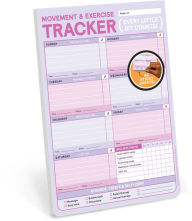Title: Movement & Exercise Tracker Big & Sticky Notepad