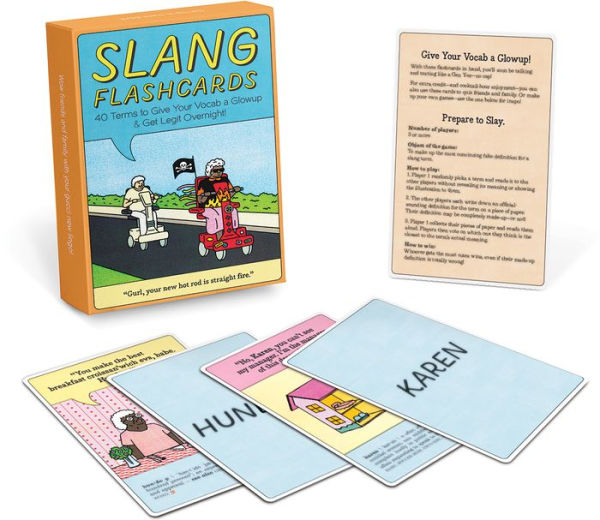 Slang Flashcards Deck, 40 Cards (2021 Edition)