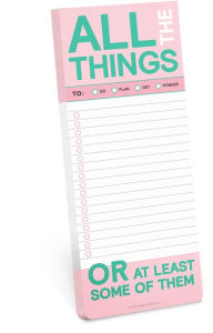 Title: All The Things Make-a-List Pad
