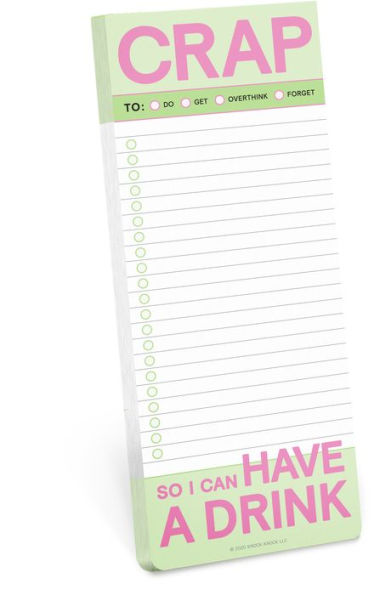 Crap Make-a-List Pad