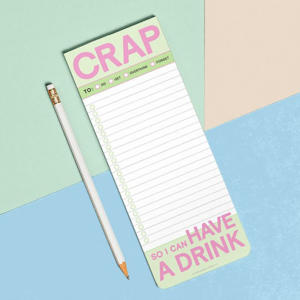 Crap Make-a-List Pad