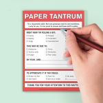 Alternative view 5 of Paper Tantrum Nifty Notes Pad (Red)