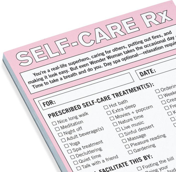 Self-Care RX Pad Knock Knock Nifty Notes