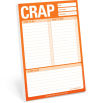 Crap Knock Knock Pad (Orange)