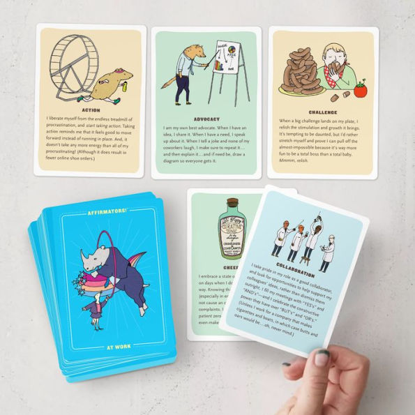 Affirmators! at Work: 50 Affirmation Cards Deck