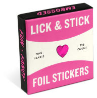 Title: Lick & Stick Foil: Pink Hearts