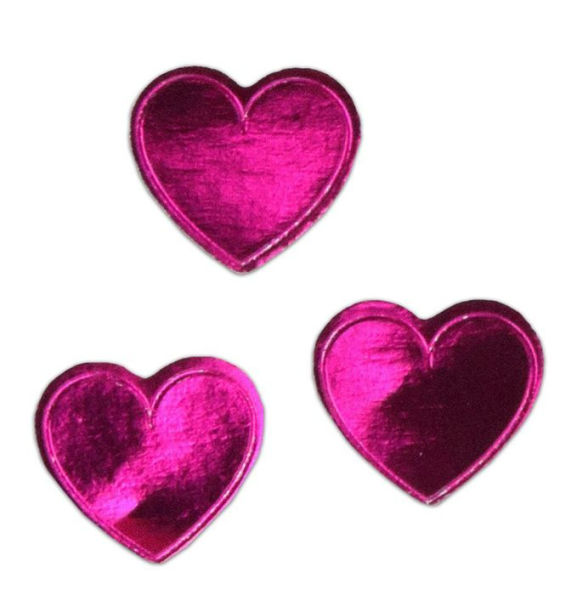 Lick & Stick Foil: Pink Hearts
