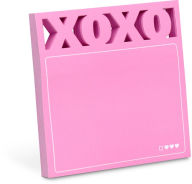 Title: XOXO Diecut Knock Knock Sticky Notes