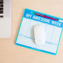 Alternative view 7 of My Awesome Week Mousepad Notepad