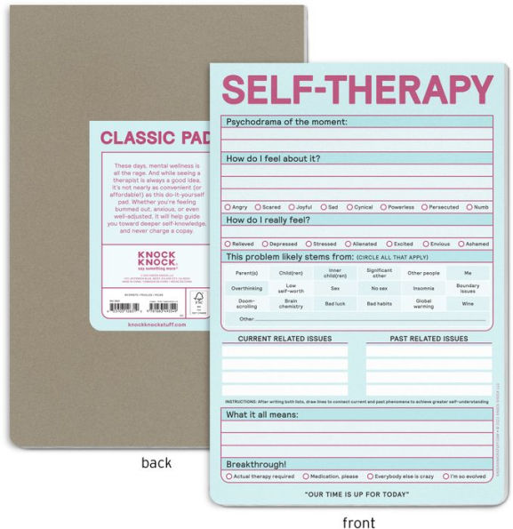 Self-Therapy Knock Knock Pad (Pastel Version)