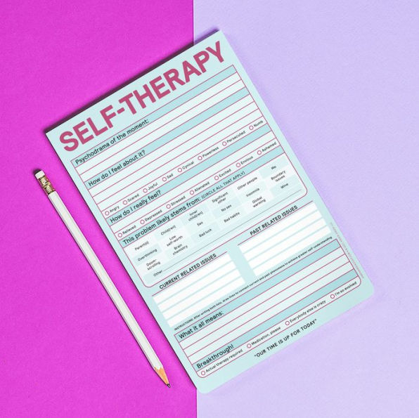 Self-Therapy Knock Knock Pad (Pastel Version)