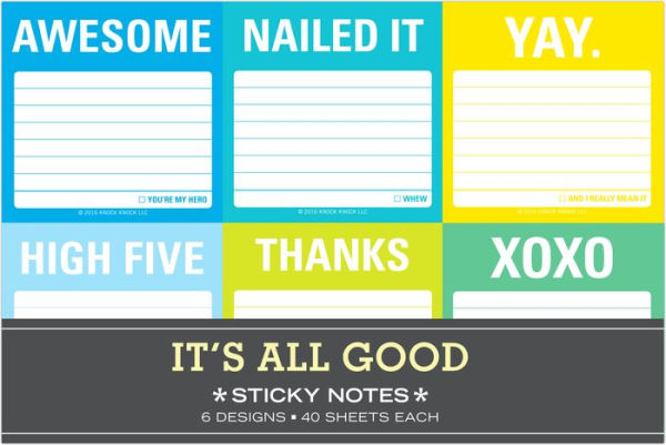 It's All Good Sticky Notes Set / Packet