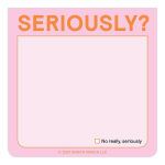 Alternative view 2 of Seriously? Knock Knock Sticky Notes (Pastel Version)