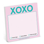 Alternative view 1 of XOXO Knock Knock Sticky Notes (Pastel Version)